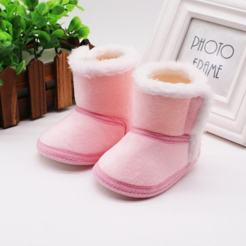 chausson bottines rose pour bébé