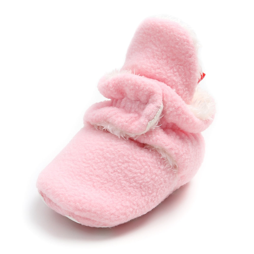 Chaussons pour bébé rose