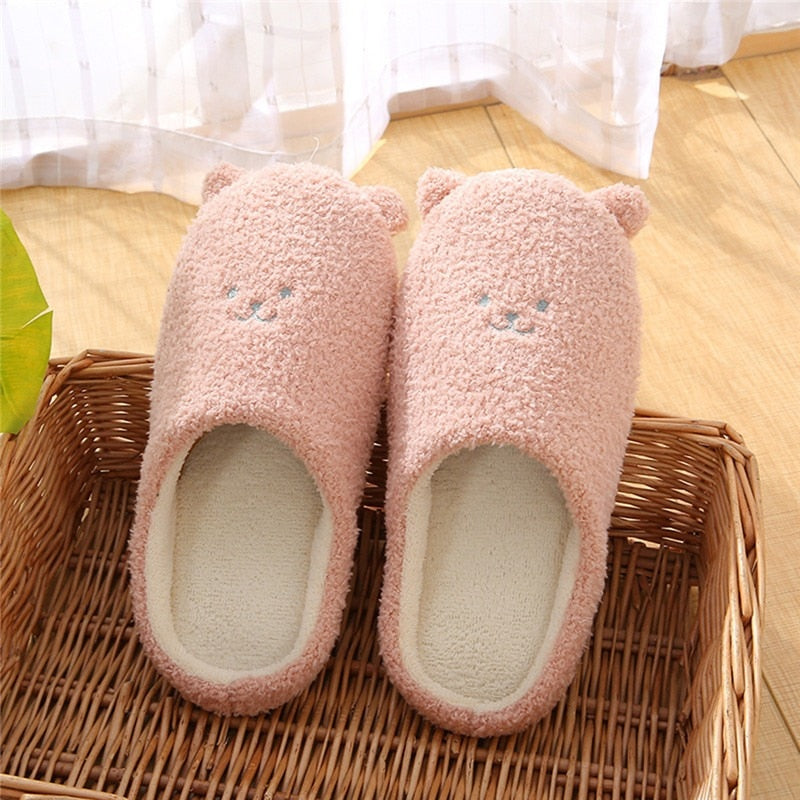 Chaussons femme taille 39 style ourson rose