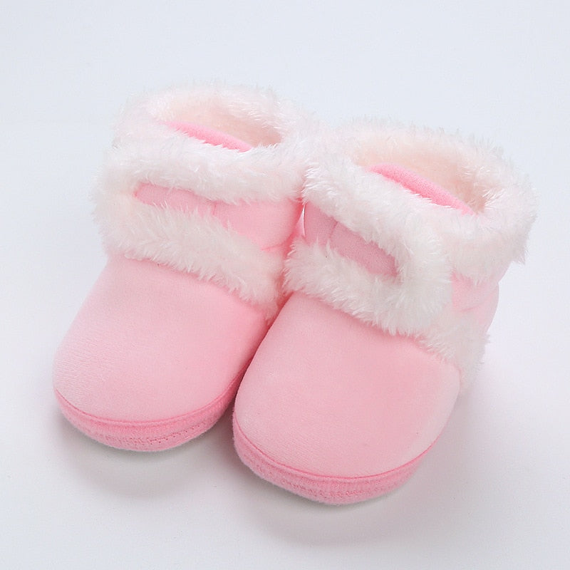 chausson antidérapant pour bébé de couleur  rose